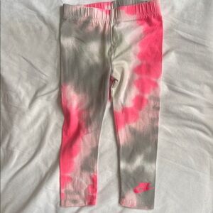 Nike Kids (3T)Leggings - Pink and Gray Tie-Dye